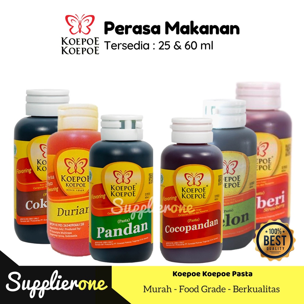 

Koepoe Koepoe Pasta Makanan / Pasta Koepoe Koepoe 60 ml / Perisa Makanan / Perasa Makanan Koepoe koepoe / Penguat Aroma Makanan 25 & 60 ML