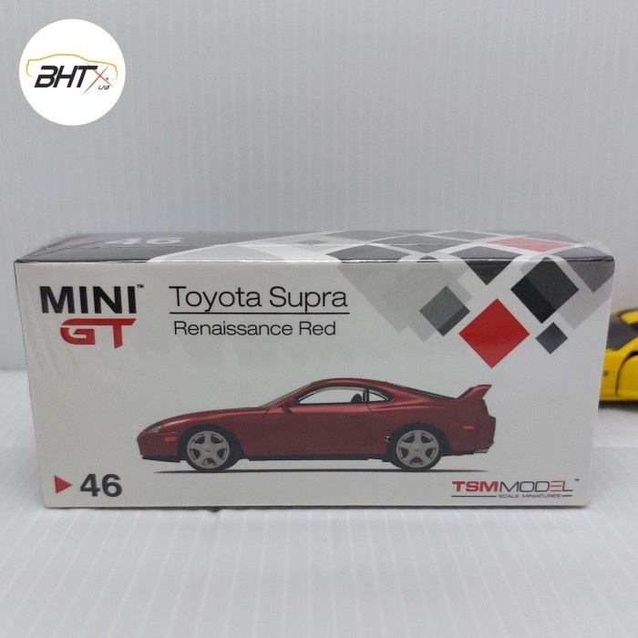 Mini GT Toyota Supra Renaissance Red 46 Merah MiniGT