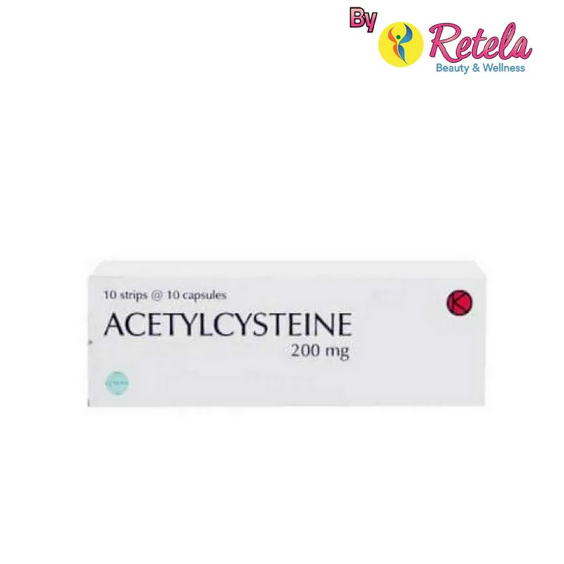 Acetylcysteine 200mg 1 Strip 10 Tablet