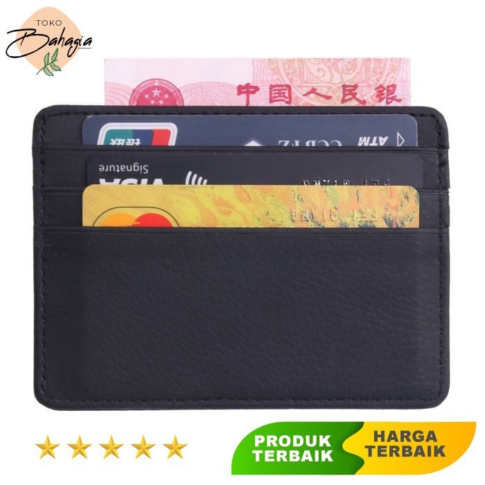 

Dompet Kartu Bahan Kulit ID Card Holder Slim Design - TRASSORY