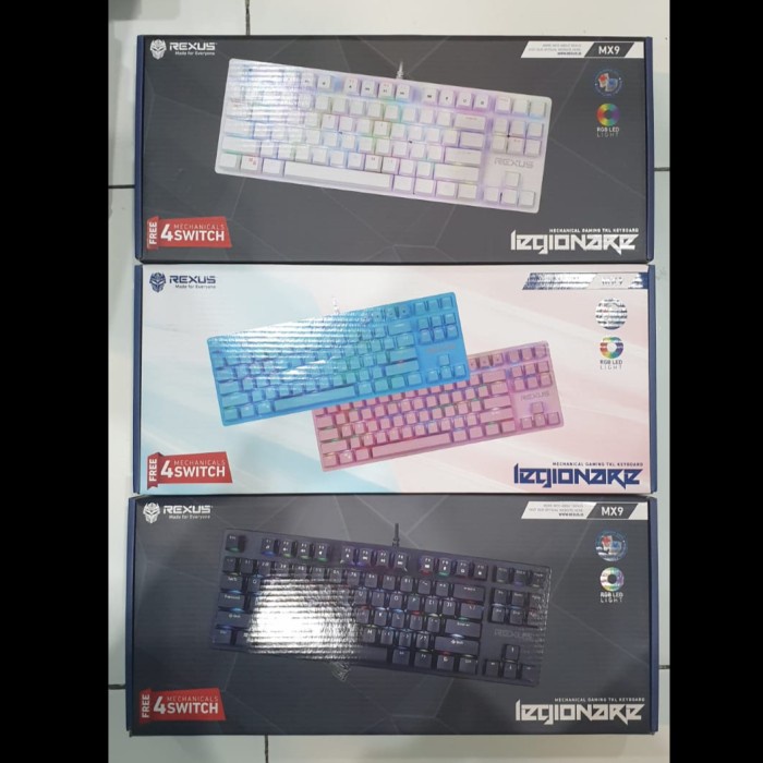 Rexus Legionare MX9 TKL RGB - MX-9 MX 9 Mechanical Gaming Keyboard