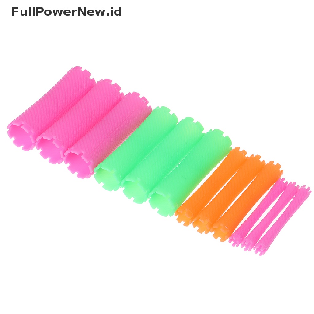 Power 1set Alat Pengeriting Rol Rambut Panjang Ajaib Gelombang Spiral Perm Batang DIY ID