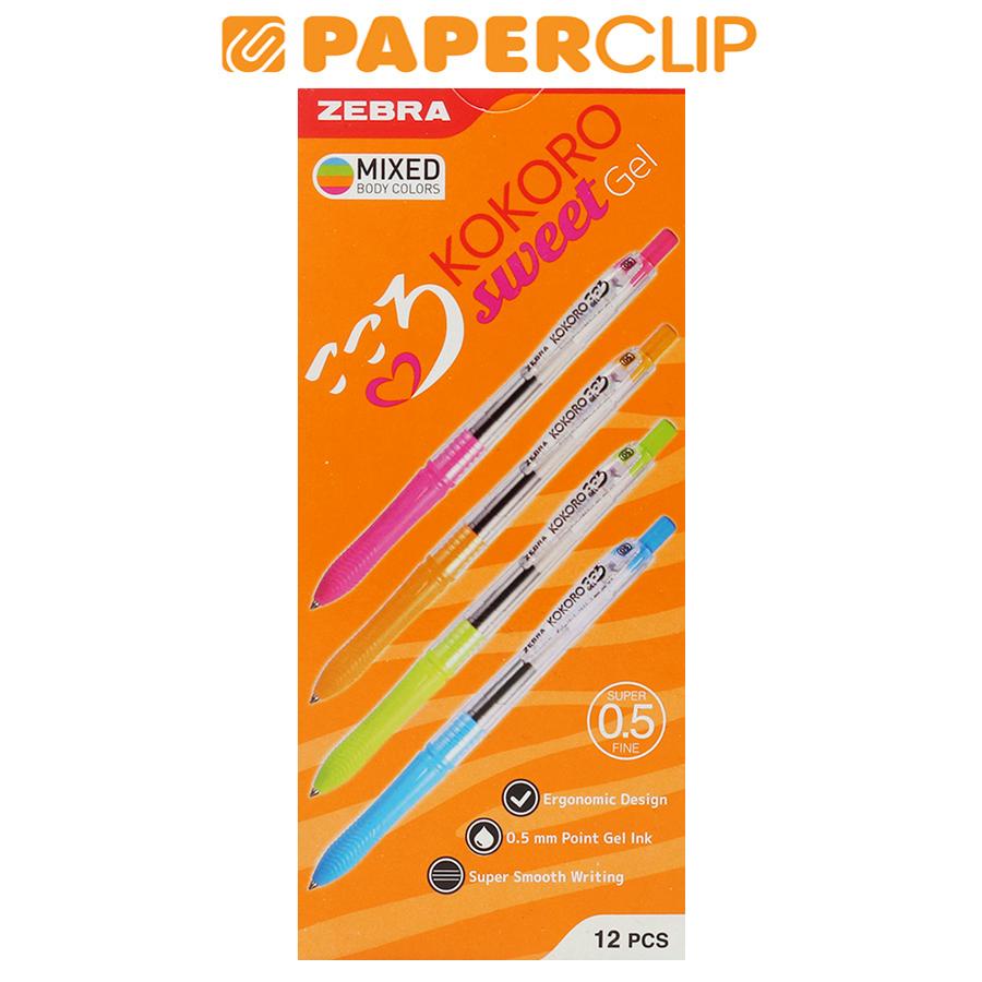 

BALLPOINT / PEN ZEBRA KOKORO SWEET GEL 05 ISI 12