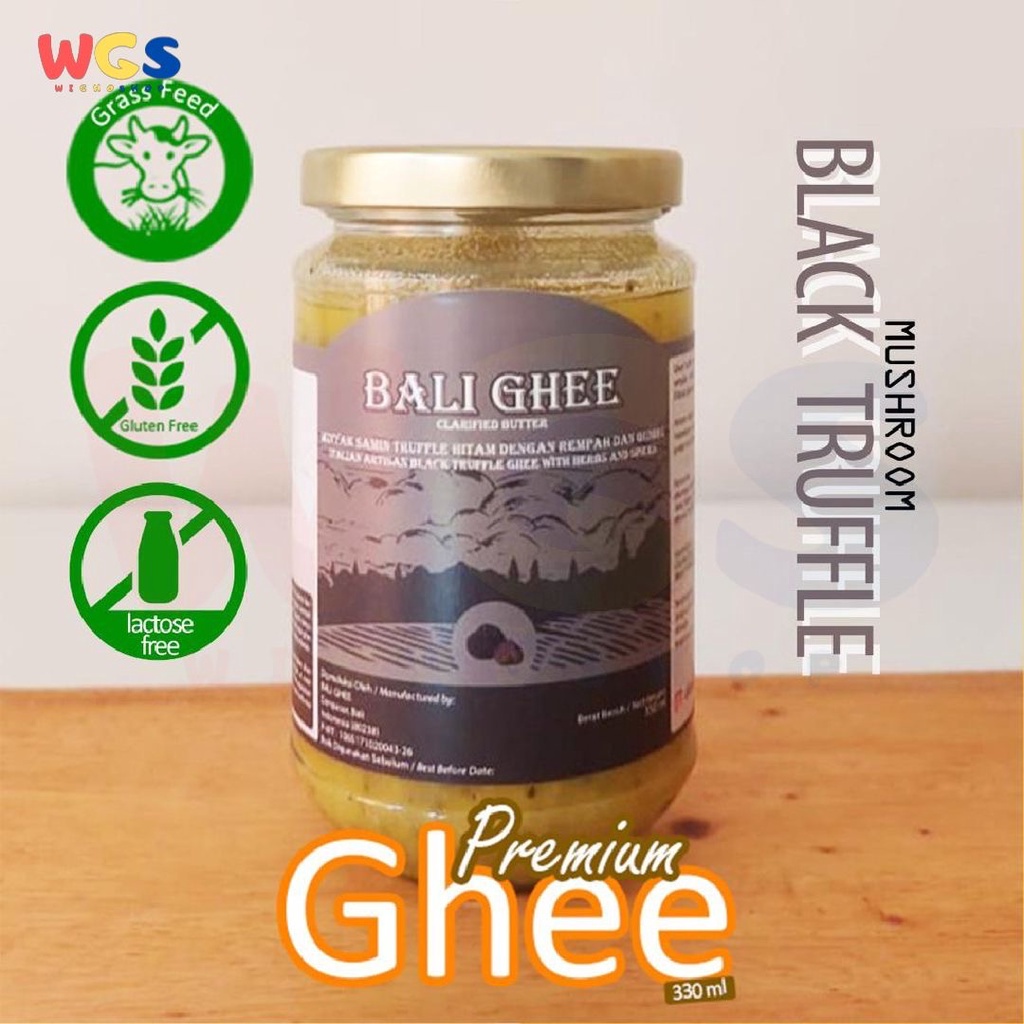 Bali Ghee Clarified Butter Ghee Black Truffle Gluten Free 330ml