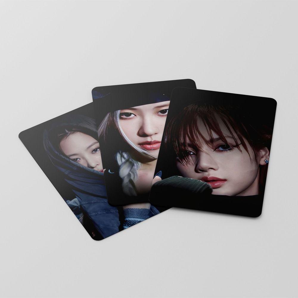 Agustin Blackpink Postcards Fans 55pcs/set Jisoo Kartu Album Idola Asrama Kamar Tidur HD Card Collection Blackpink