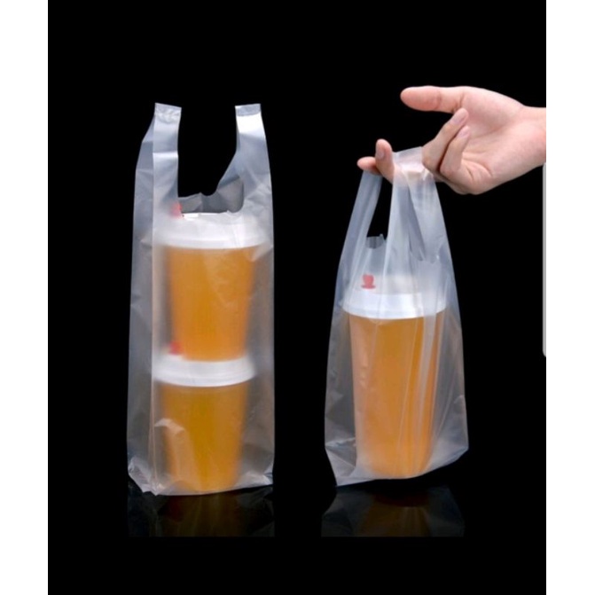 Kantong Plastik Kresek Gelas oz/Cup 'PANDU' | 100gr/pack