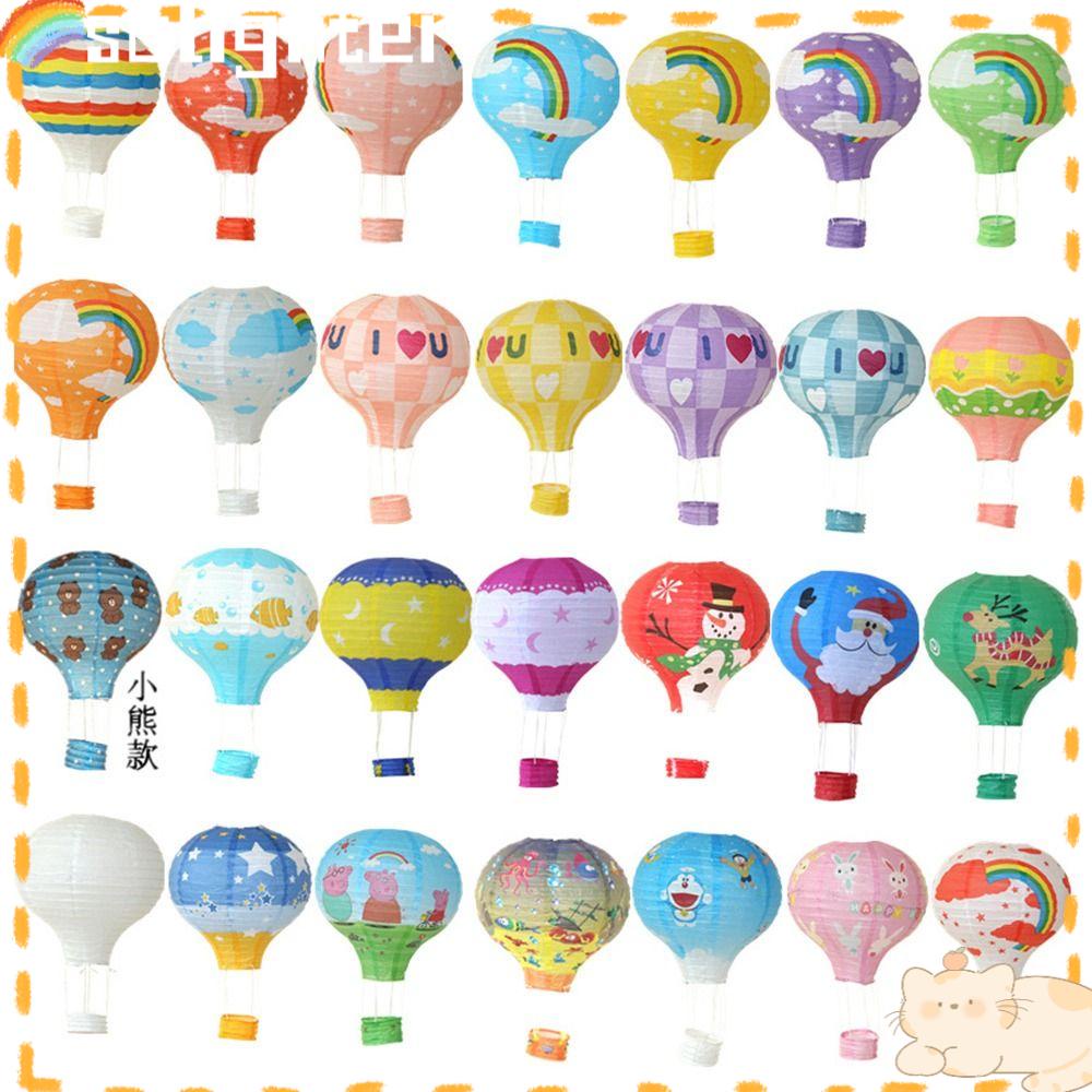 Solighter Lampion Kertas Cina 25 cm Perlengkapan Hadiah Gift Craft Balon Balls