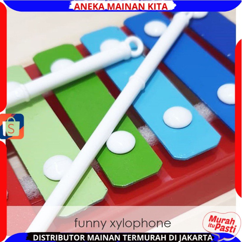 ( BISA COD ) PROMO ST2514 Mainan Anak Musik Pukul KIDS XYLOPHONE / funny xylophone Gamblang Xilophone Kolintang Kulintang