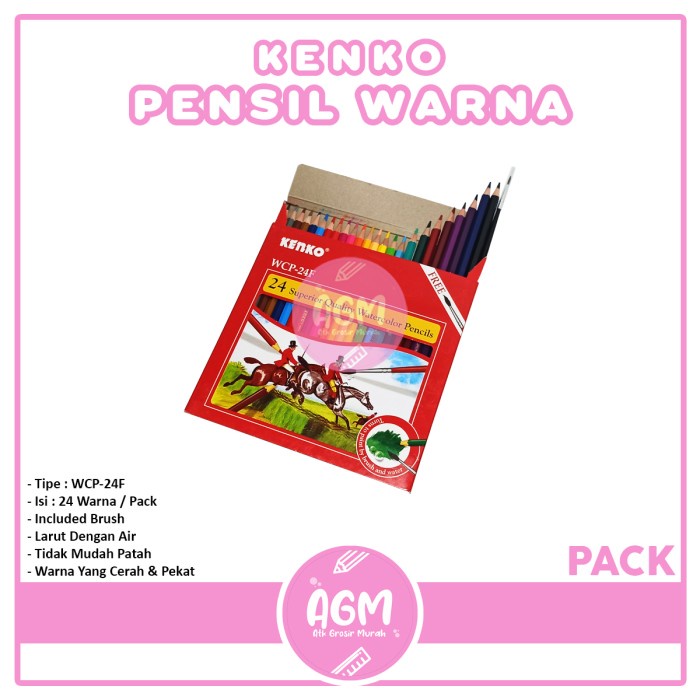 

KENKO - Watercolor Pencil WCP-24F - Set