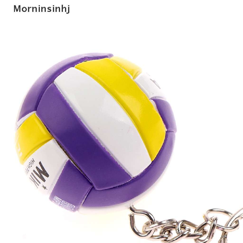 Mornin Beach Volleyball PVC Keychain Gantungan Kunci Chain Ring Bola Pantai Sepak Bola Key Ring id