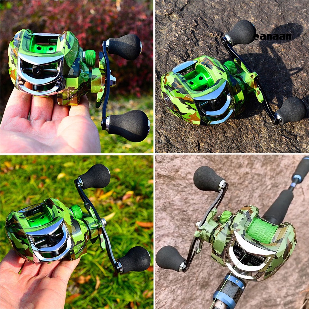 Cnn-7: 2:1 Spinning Reel18+1BB Tangan Kiri/Kanan Metal ic Rem Fishing Casting Reel Untuk Memancing Luar Ruangan