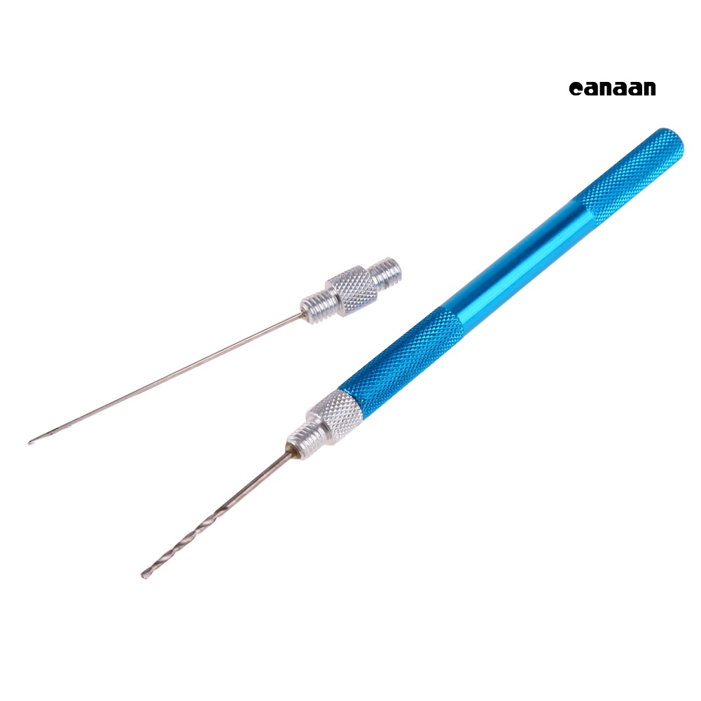 Cnn-alumunium Alloy Boilie Bait Needle Drill Rotary Baiting Alat Pancing Ikan Gurame