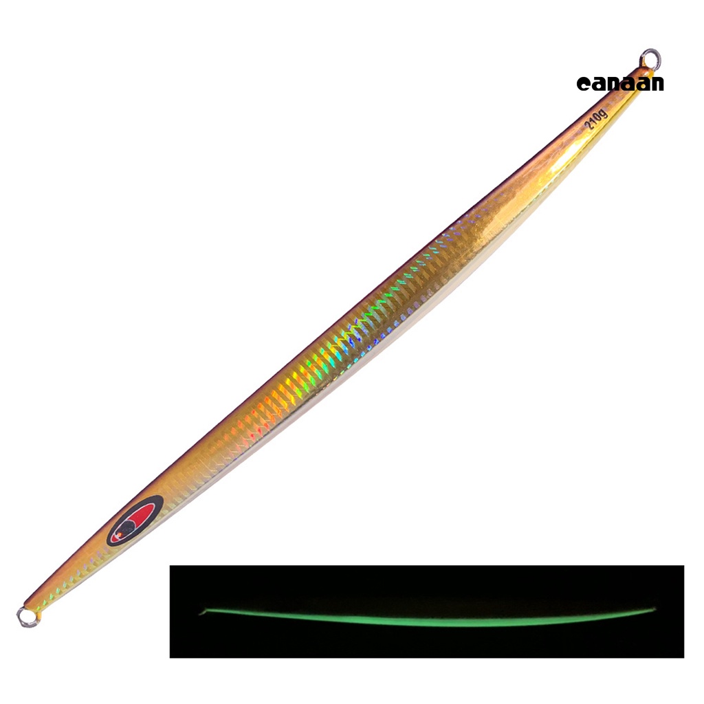 Cnn-luminous Soft Lure Bentuk Panjang Umpan Imitasi Bionic Boat Sea Fishing Tackle Gear