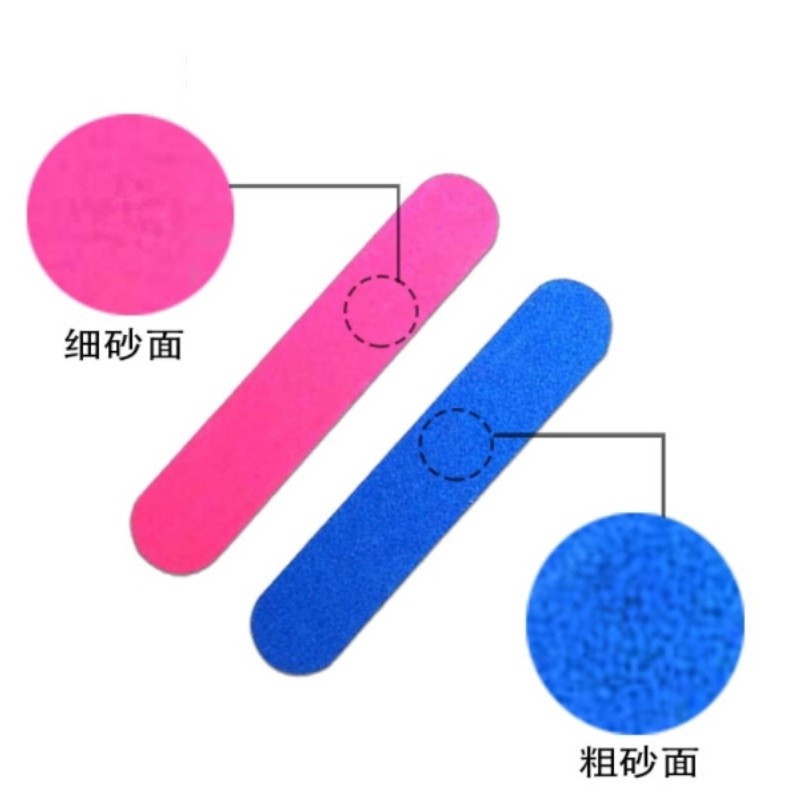 (NCS) Alat Kikir Kuku Asahan Manicure Pedicure Nail Art Kikiran Penghalus Buffer Kuku Palsu Amplas Tangan