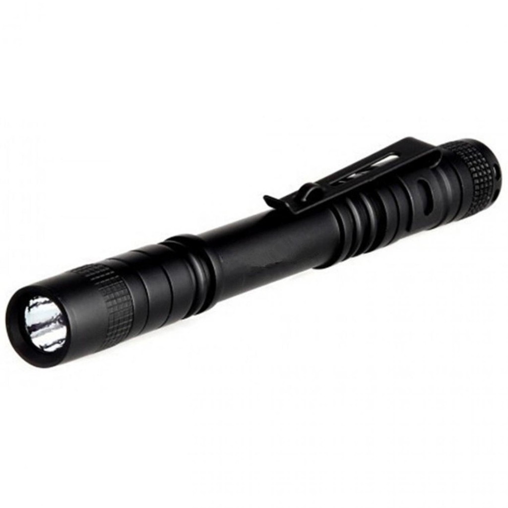 Senter Camping Hunting LED Flashlight Penlight Cree Q5 600 Lumens Waterproof Hitam