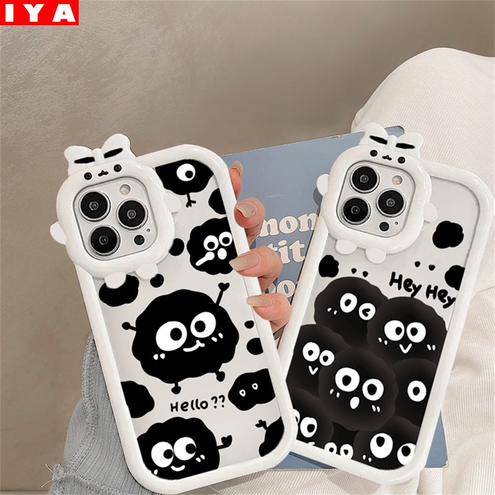 Soft Case Redmi Note11 Pro Note 11S 10C 10A 10 9C 9A 9T 9 Note10 5G 10s Note9 Note8 Poco X3 NFC M3 Kartun Lucu Briket Spirit Silikon Casing Cover