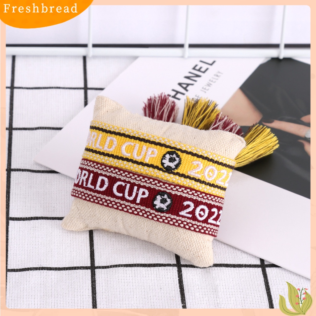 &lt; Freshbread &gt; Gelang Tangan Adjustable Handmade Stylish Qatar World Cup Hand Tenun Rumbai Bracelet Untuk Kehidupan Sehari-Hari