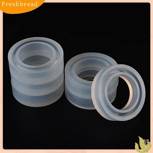 &lt; Freshbread &gt; Handmade DIY Resin Gelang Cetakan Perhiasan Alat Kerajinan Cetakan Bangle Silikon Bulat