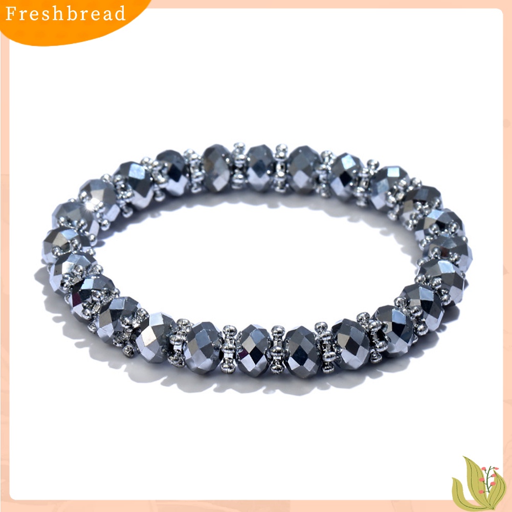 &lt; Freshbread &gt; Elegan Bead Wristband Gelang Bangle Wanita Perhiasan Hadiah Ulang Tahun Anniversary