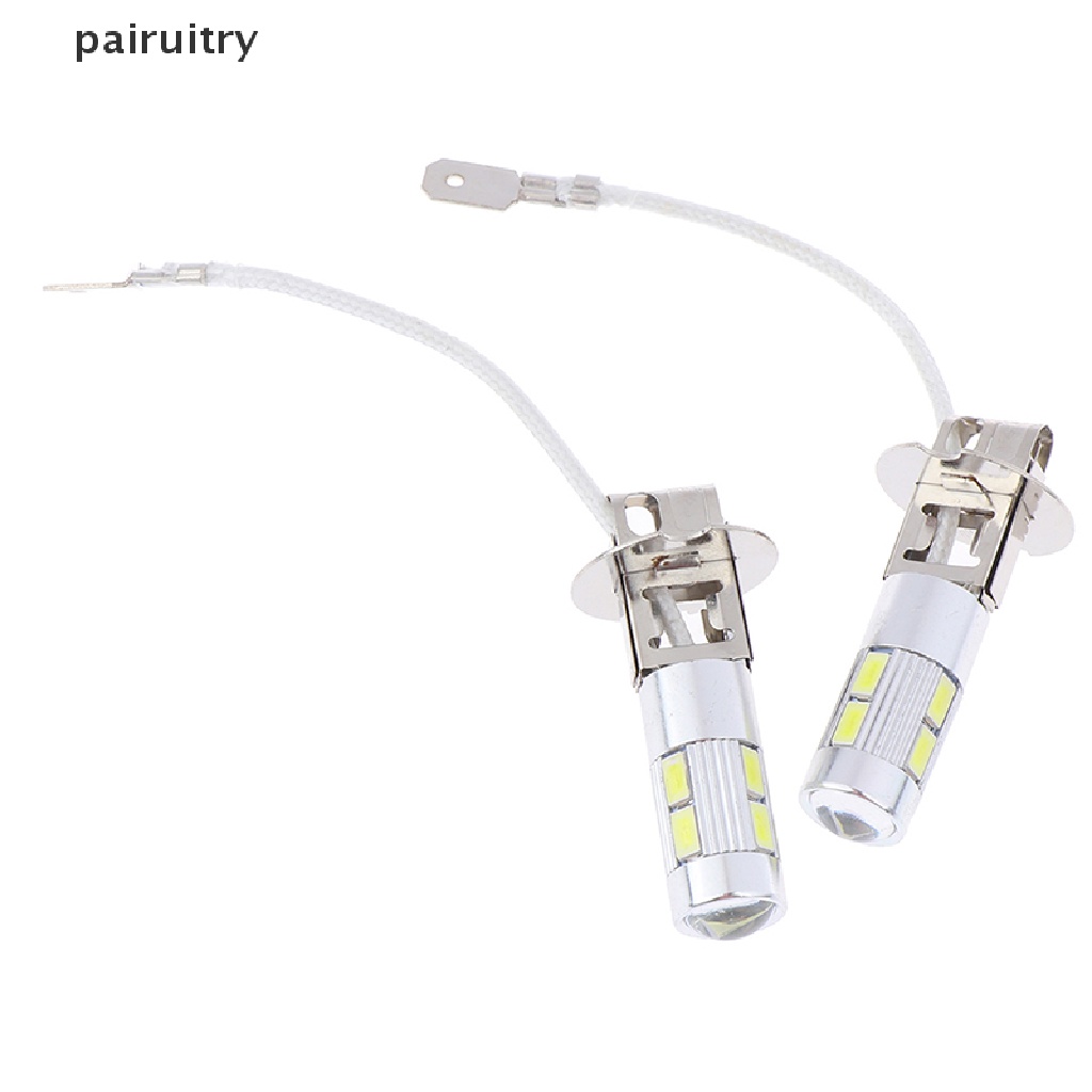 Lampu Bohlam LED Mobil High Power PRT 2X H3 50W 6000K Putih PRT