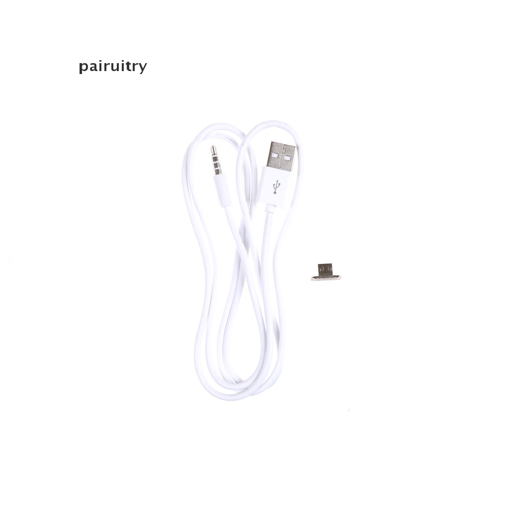 Prt 3.3FT 3.5mm AUX Audio Plug Jack Ke USB 2.0 Male Charge Kabel Cord Untuk MP3 PRT