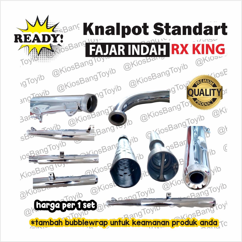 1set Knalpot Standart Ori Yamaha RXK RX King Cobra (Fajar Indah)