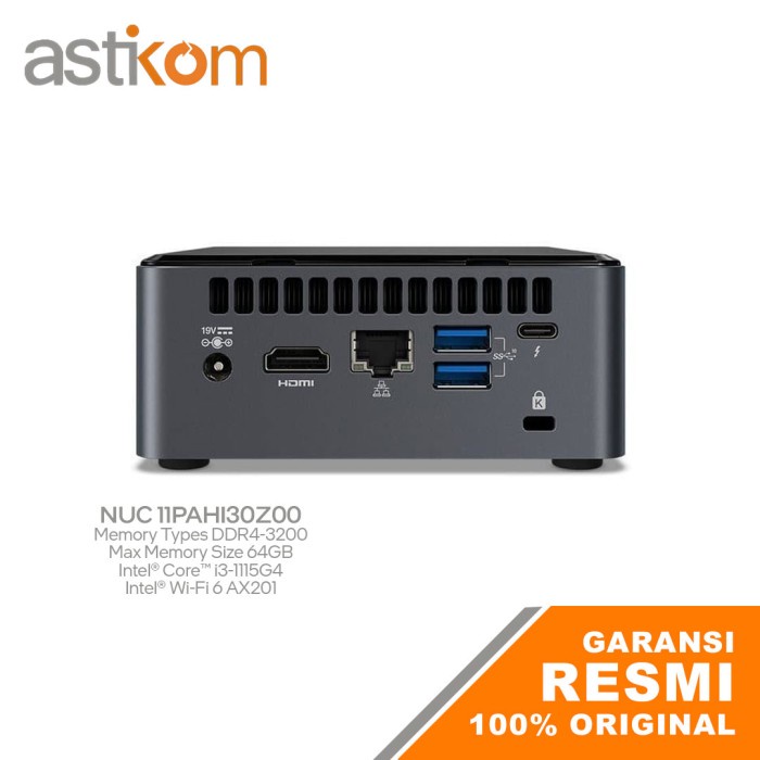 Mini PC Intel NUC 11PAHI30Z00 Core i3 Gen 11
