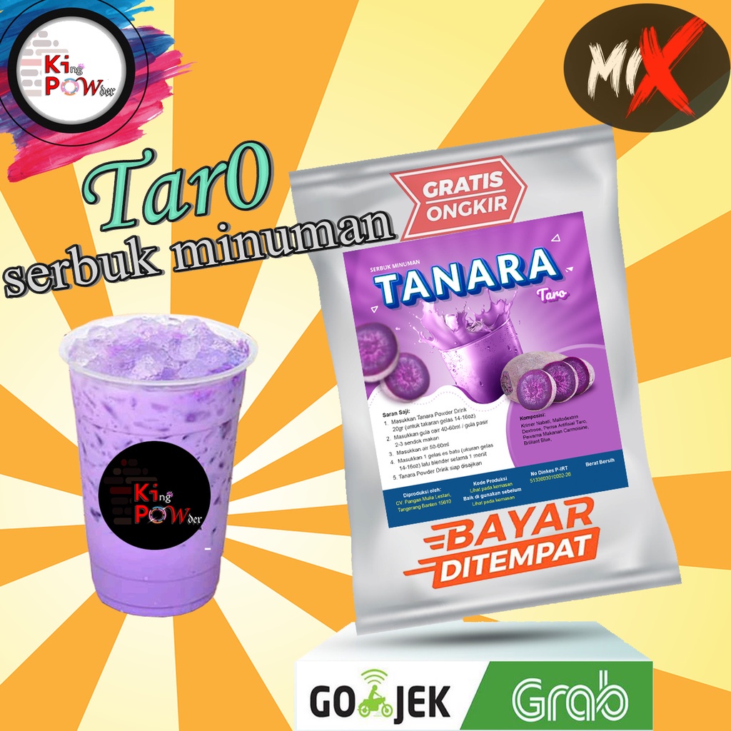 

Ready Stock-Cod bubuk minuman rasa taro mix gula # powder taro mix # minuman kekinian # Kipow