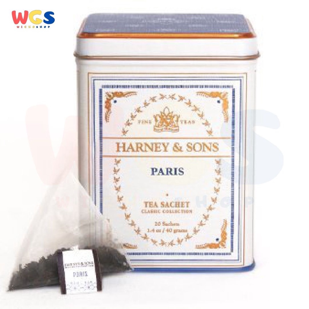 Harney &amp; Sons Paris Fine Tea Classic Tin 20 Sachets 40gr