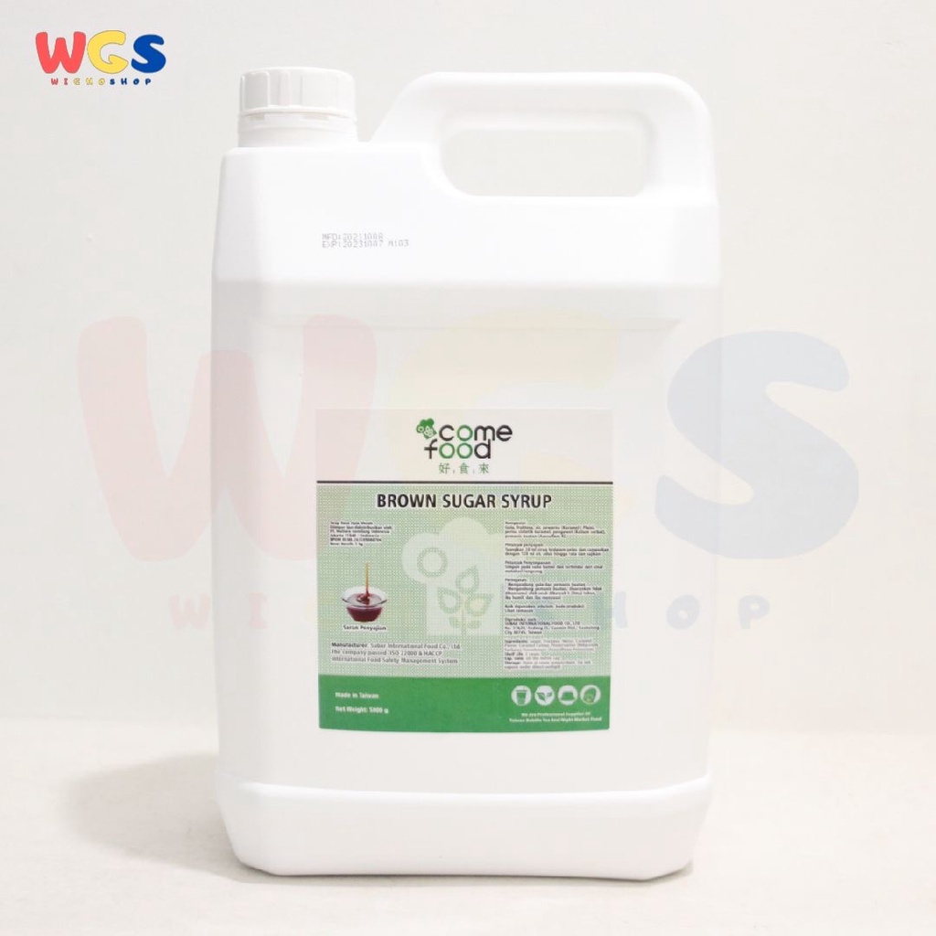 Come Food Brown Sugar Syrup Flavor 5000g - Syrup Gula Aren