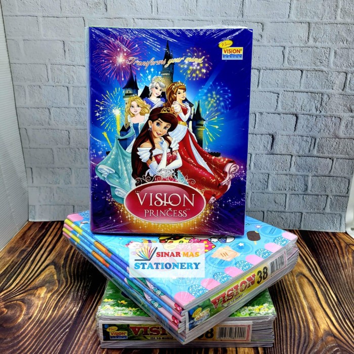 

DNN- Buku Tulis Vision 38 lembar Ukuran Buku kwarto / Kecil ( Pak )