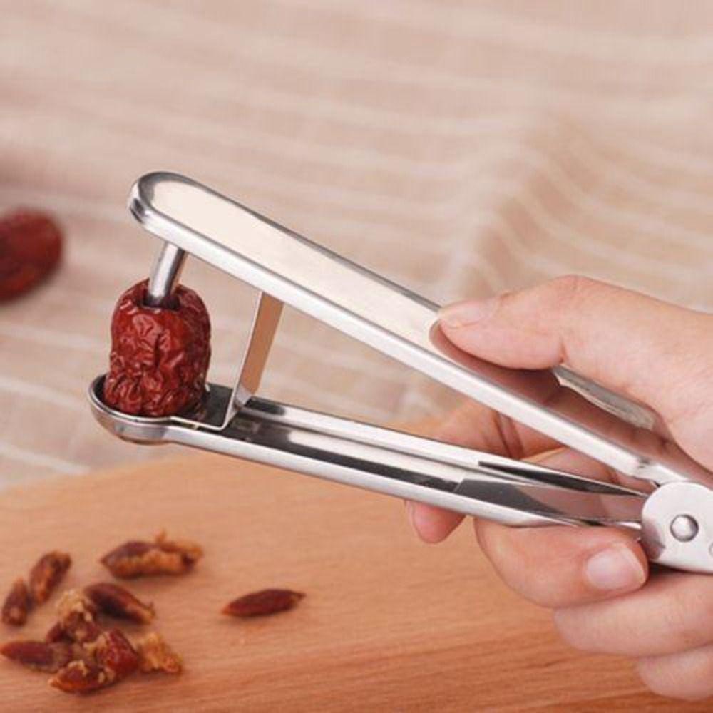 [Elegan] Fruit Core Seed Remover Multifungsi Mudah Digunakan Cherry Dapur Stainless Steel Denuclearizer Buah