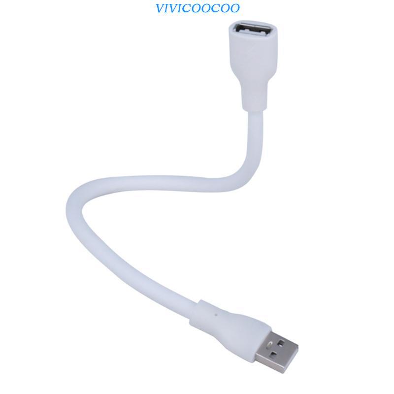 Vivi Kabel Ekstensi USB Awet Kabel Lampu USB Soft Metal Hose Wire USB Lighting Cable Replacement Kabel Panjang 29cm