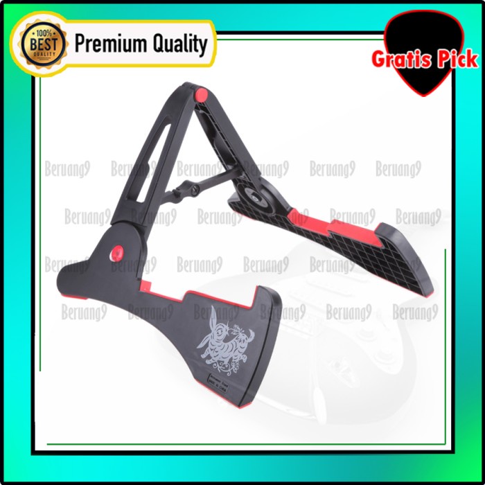 Stand Gitar Portable Lipat Dudukan Gitar Ukulele Gitarlele