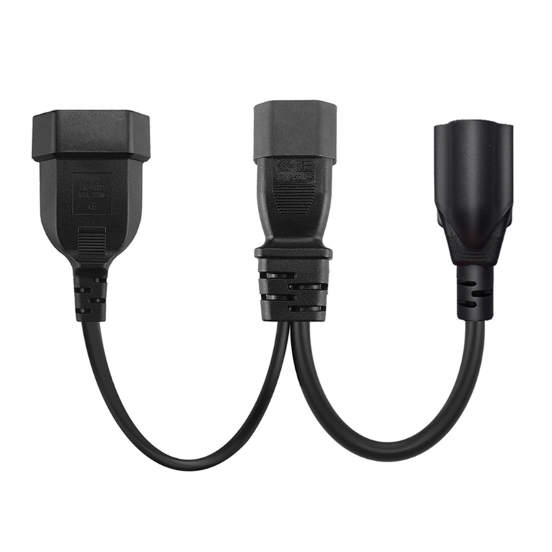 Zzz 1ft 32cm IEC320 C14 Ke Nema 5-15R+EU4 0mm AC-Power Extension Cable Kabel Adapter
