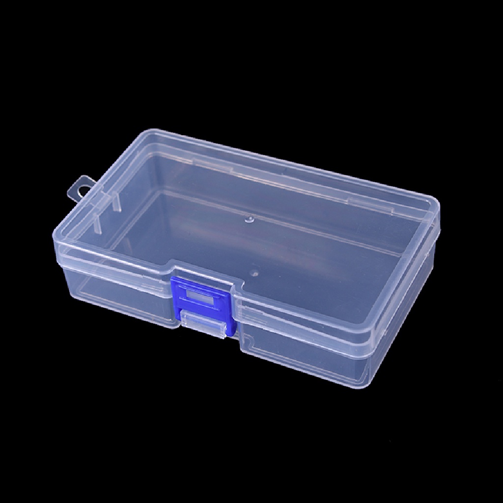 Rsid Span-new 1pc Transparan Pemikat Pancing tackle hook Kotak Penyimpanan Plastik container case Jelly