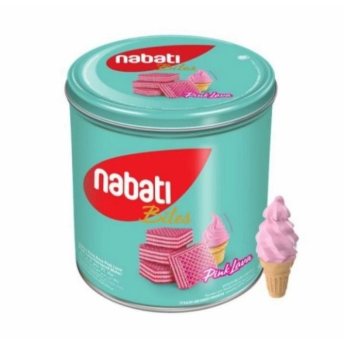 

NABATI wafer bites 287gr tin kaleng richoco, richeese, pink lava - cheese