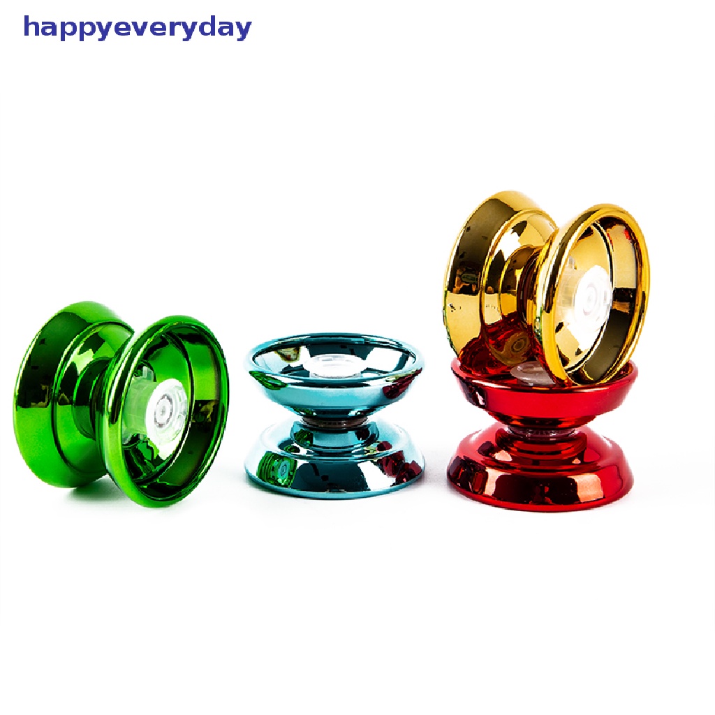 [happy] Aluminium Alloy Magic Yoyo Responsive High-speed Yoyo Dengan Mainan String Berputar [ID]