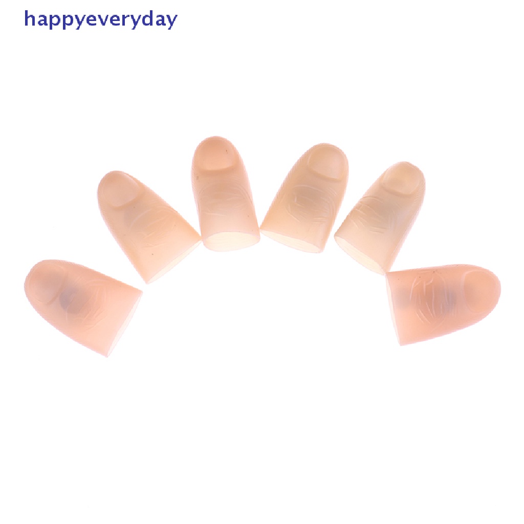 [happy] 2pcs party magic light up glow Jempol Jari Trik Muncul Lampu Tutup [ID]