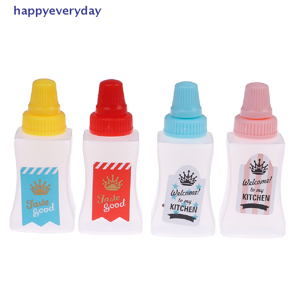 [happy] Botol Bumbu Portable Dapur Botol Kecap Mini Kecap Salad Portable [ID]