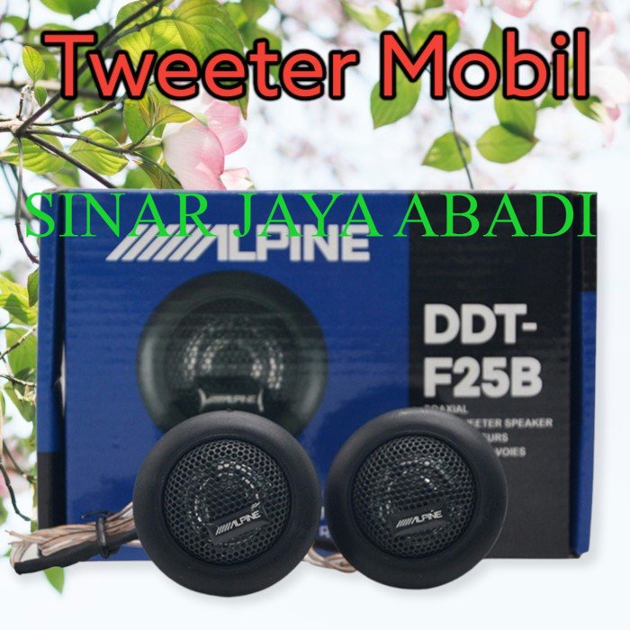 TWEETER MOBIL ALPINE DDT-F25B HARGA SEPASANG