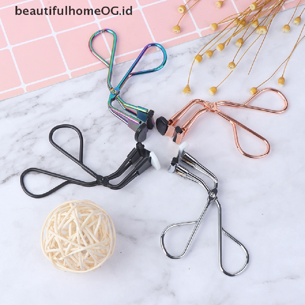 // Lebaran// Penjepit Bulu Mata Stainless Sebagian Clip Eye Curling Alat Makeup Kosmetik Kecantikan **