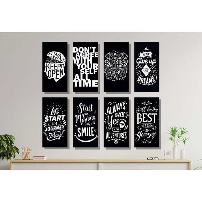 16 Desain Wall Decor Quotes Black Edition v17