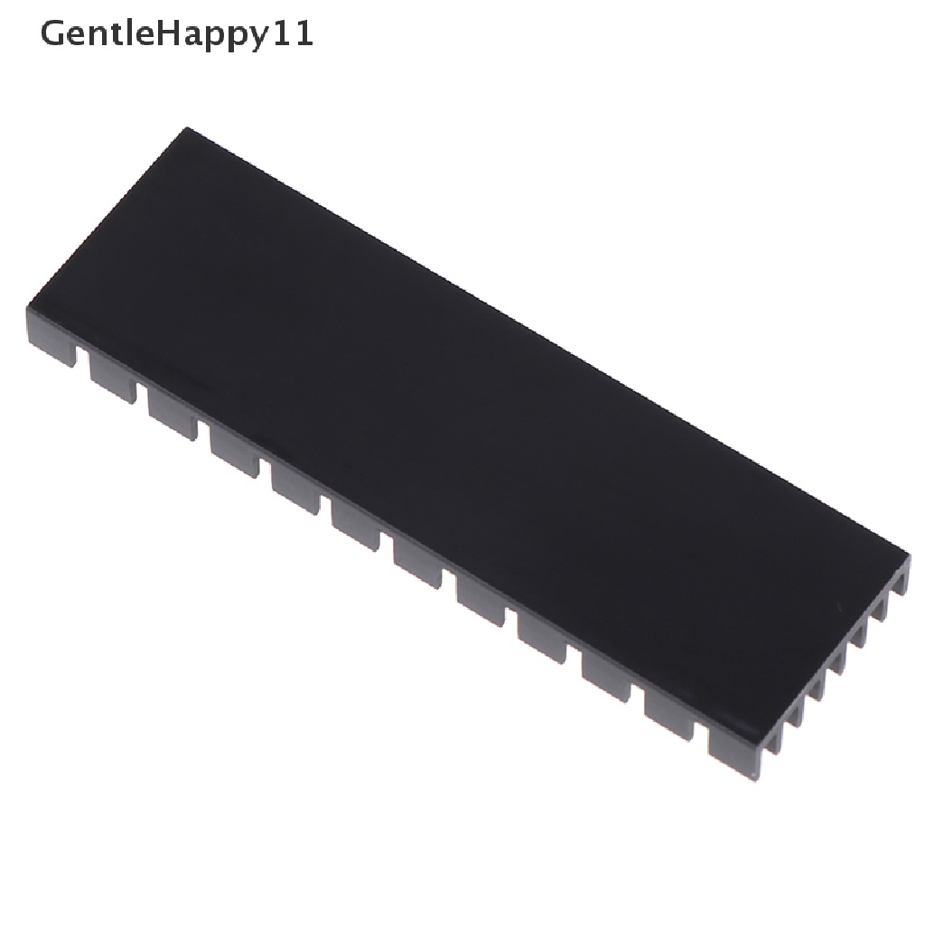 Gentlehappy 1Set M.2 NGFF NVMe 2280pcie SSD Pendingin Aluminium Heat Sink Dengan Thermal Pad id