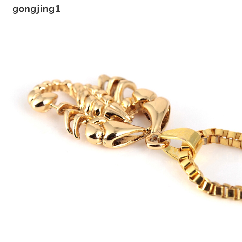 Ggg Fashion Hip Hop Pria Scorpio Rantai Panjang Sweater Kalung Punk Rock Perhiasan Hadiah ID