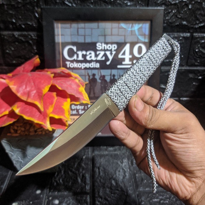 Pisau Berburu Paracord Kobun / Pisau Berburu / Survival Kit