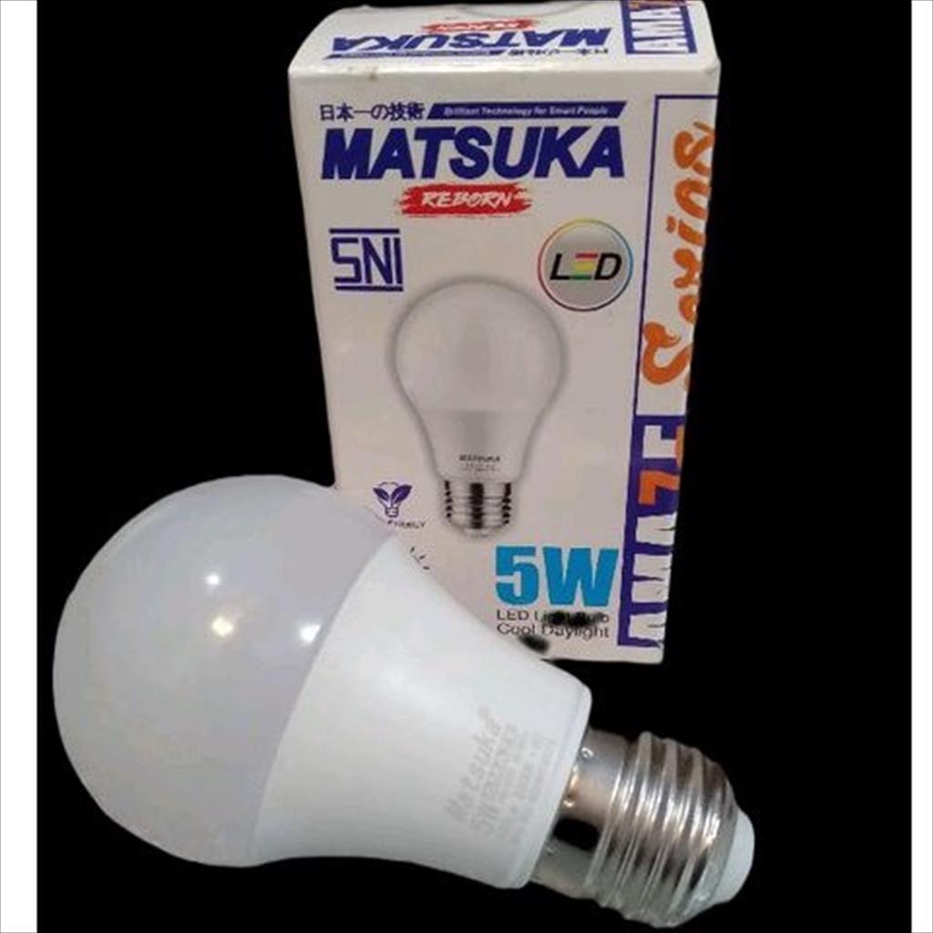 Lampu Led Bulb Matsuka Amaze Series Super Terang 3/5/7/9/12/15/18/23W Cahaya Putih/Kuning