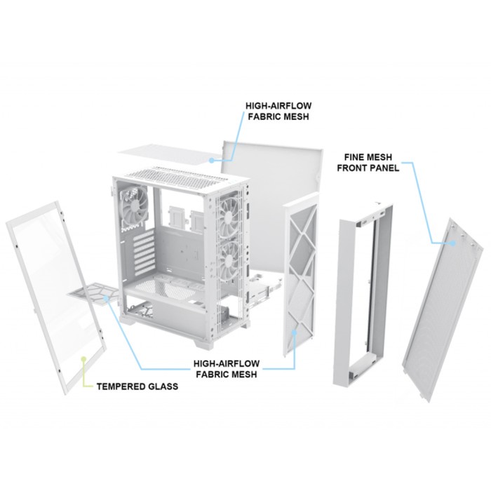 MONTECH AIR 1000 LITE Mid Tower ATX Case