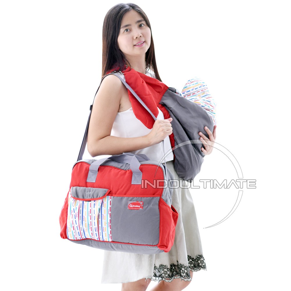 Tas Perlengkapan Bayi Travelling SNOBBY Diapers Besar Jumbo Gendong Samping PB09
