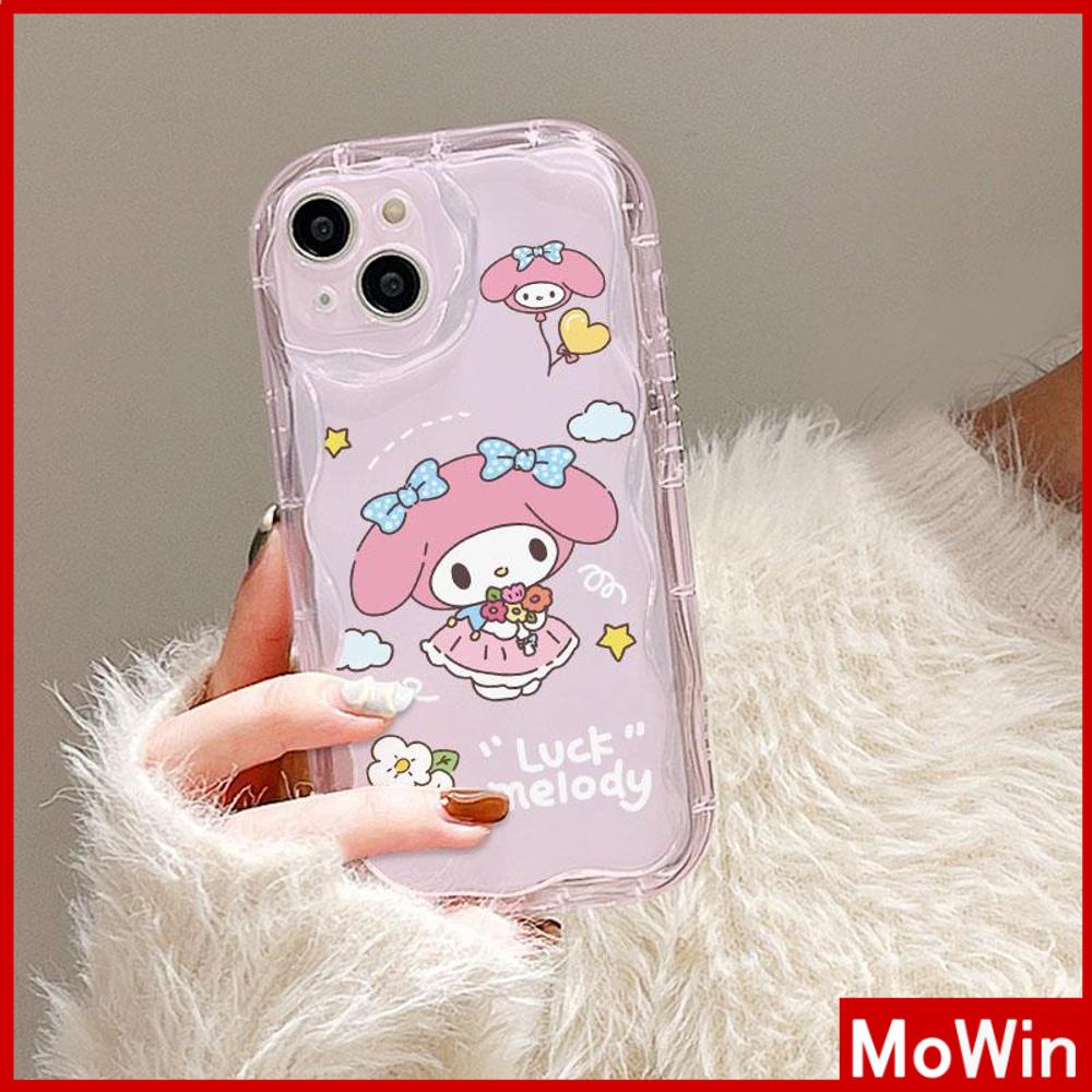 For iPhone 14 Pro Max iPhone Case 3D Curved Edge Wave Clear Case TPU Airbag Shockproof Camera Cover Cute Cartoon Compatible with iPhone 13 Pro max 12 Pro Max 11 xr xs max 7 Plus 8